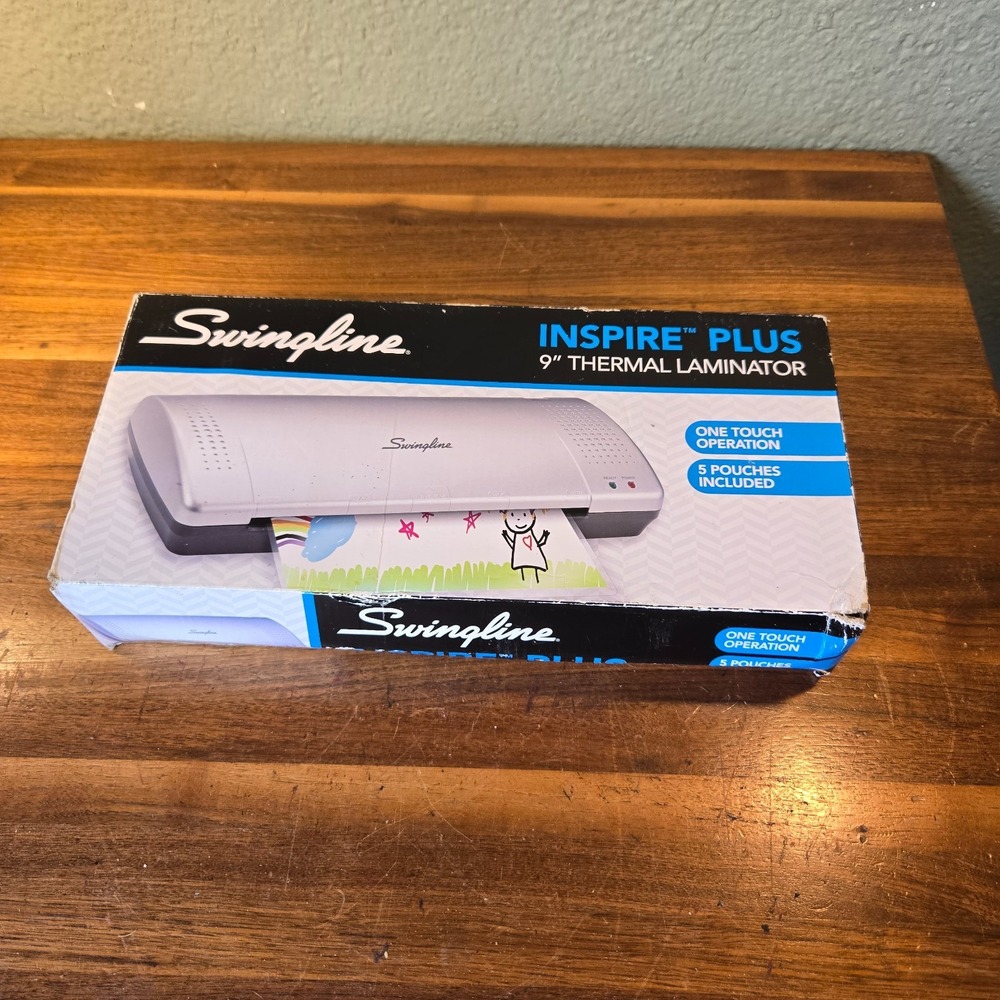 Swingline Inspire Plus 9" Thermal Laminator, One Touch Operation, 1701805